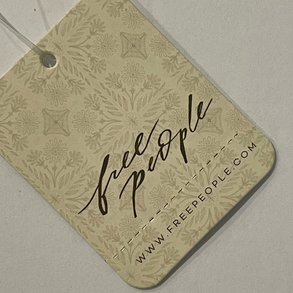 Free People Floral Print Blouse Size XS Green garden floral print off shoulder - Picture 5 of 10